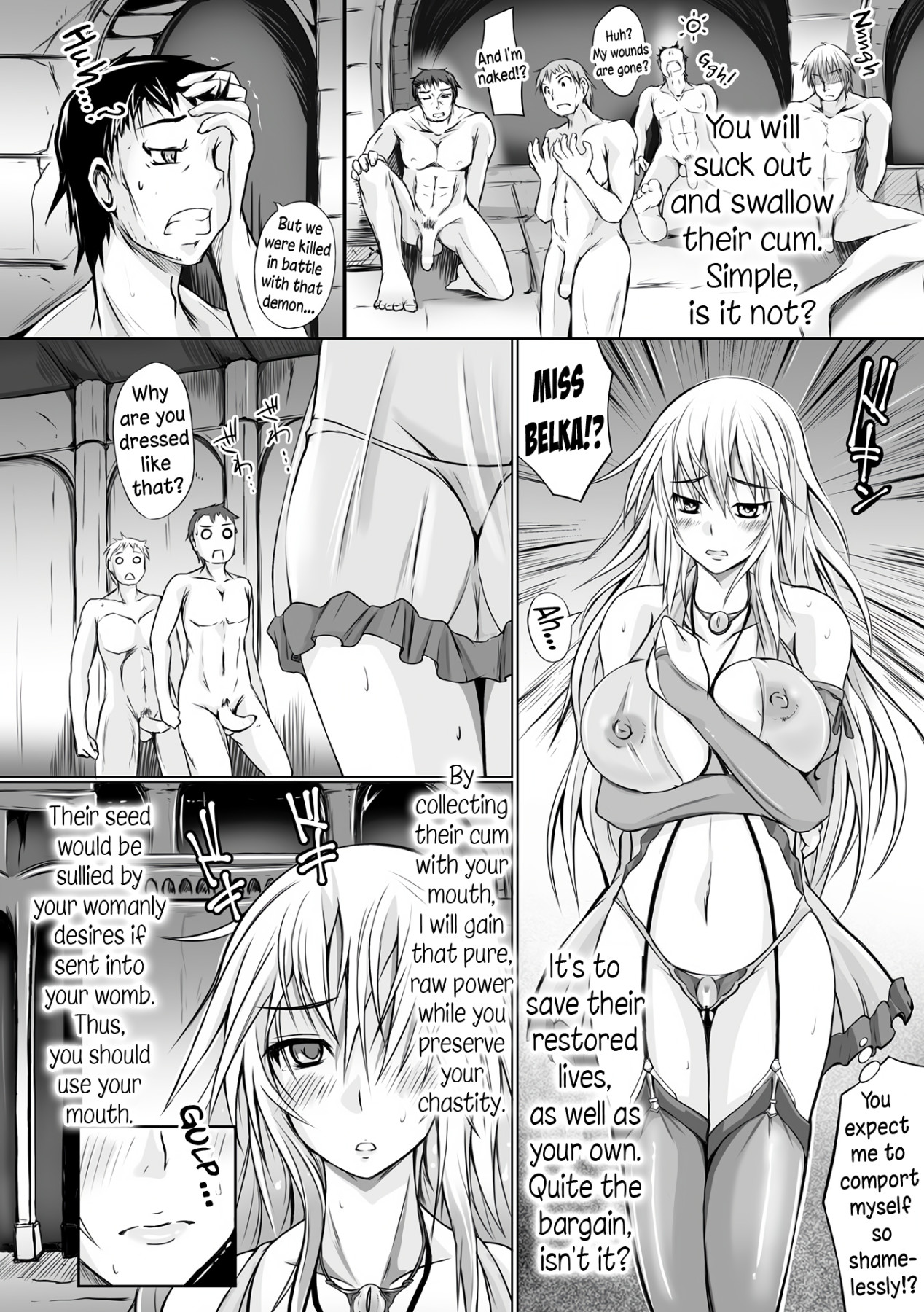 Hentai Manga Comic-The "Mouth-achist" Lady Knight-Chapter 7-5